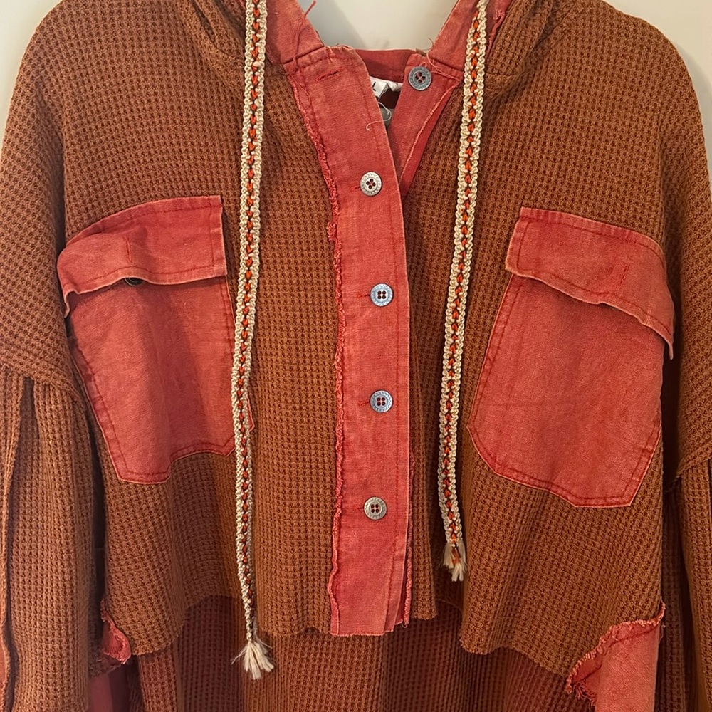 Pol | Fp Inspired Oversized Patchwork Style Hoodi… - image 3